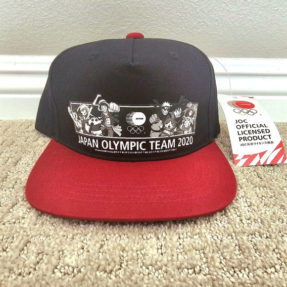 Tokyo Olympics 2020 Anime Characters Official Team Japan Hat Dragon Ball Naruto - Picture 1 of 3